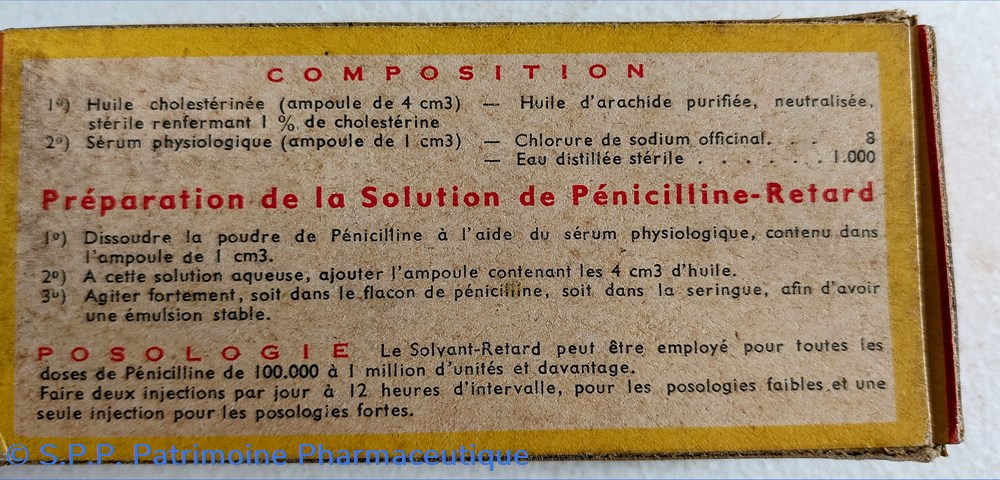 science pharmacie solvant retard a huile cholesterinee ampoules
