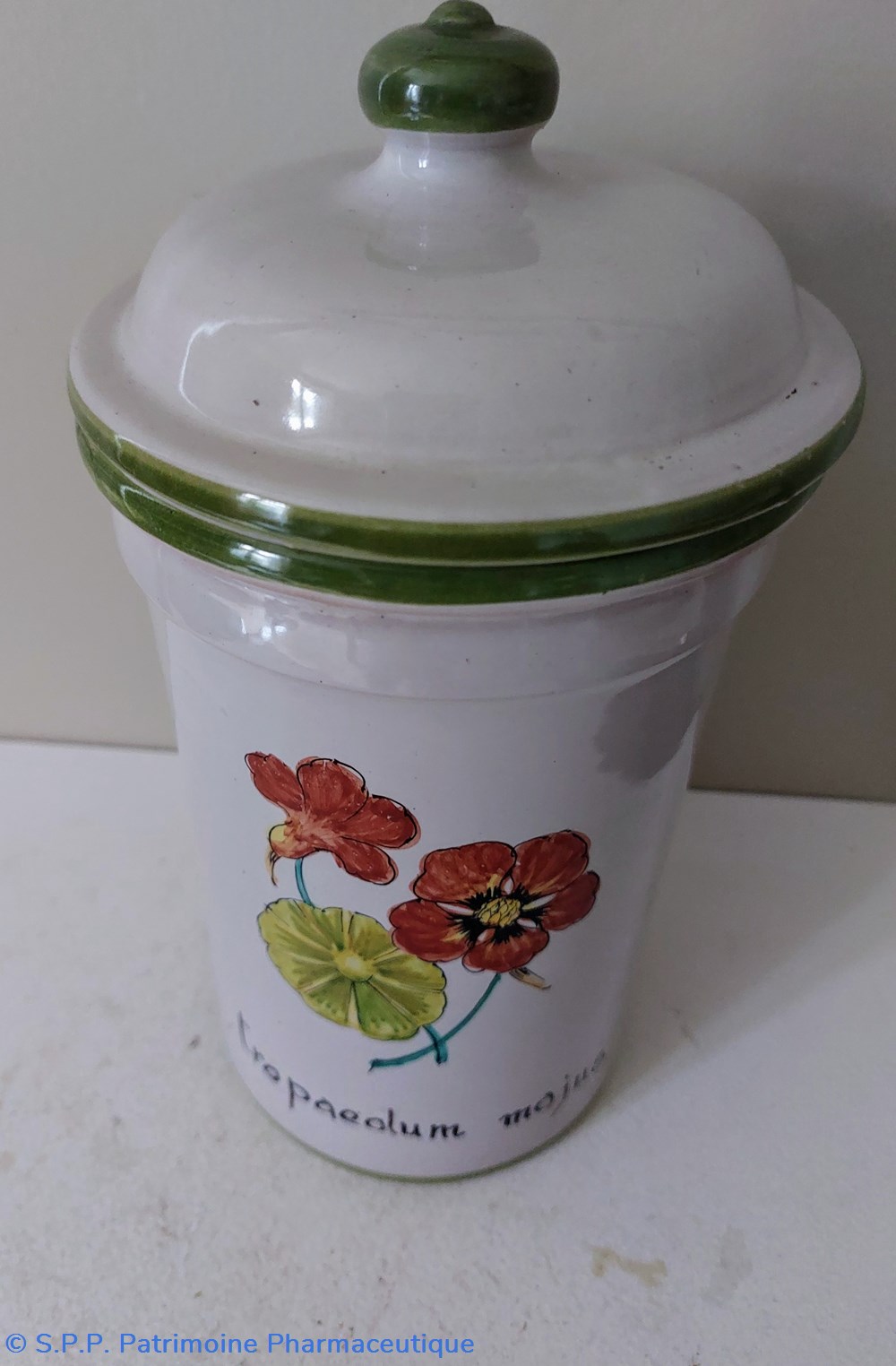 Pot de Pharmacie " KLORANE" Tropaeolum majus 4 objets publicitaires pot de pharmacie klorane tropaeolum majus