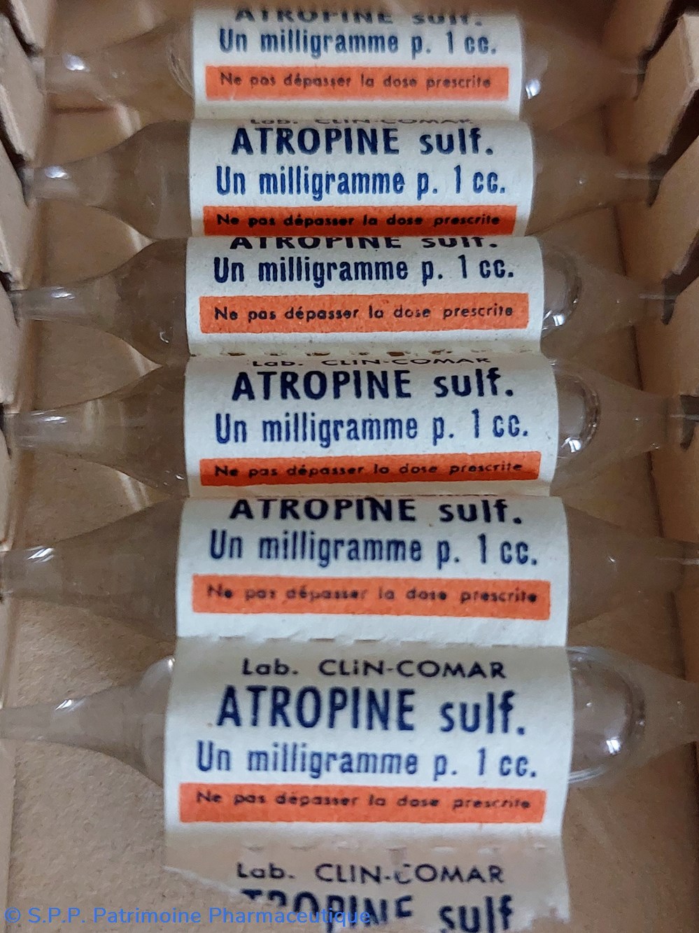 ATROPINE Sulf. 1 mg / 10 ampoules de 1 cm3 7 science pharmacie atropine sulf 1 mg 10 ampoules de 1 cm3