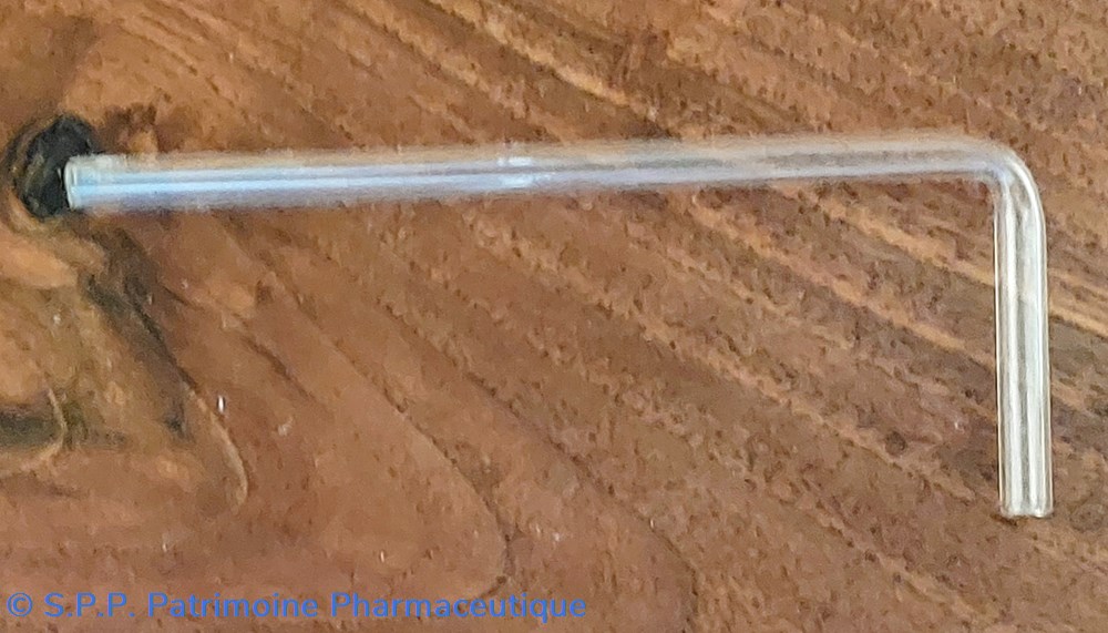 Paille de laboratoire / tube coudé en verre 4 science pharmacie paille de laboratoire tube coude en verre