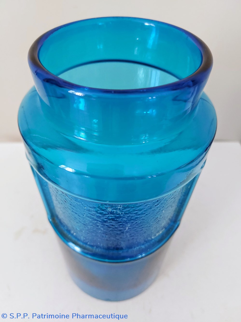 science bleu pot de pharmacie bleu outre mer 23 cm
