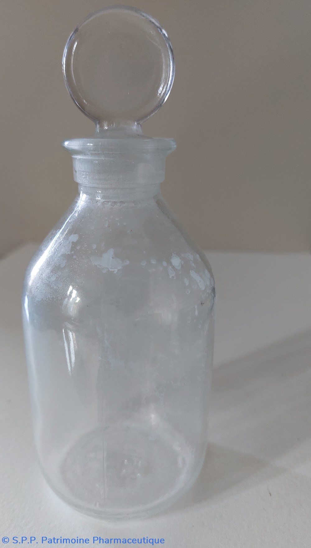 Flacon verre transparent bouchon en verre science pharmacie flacon verre transparent bouchon en verre