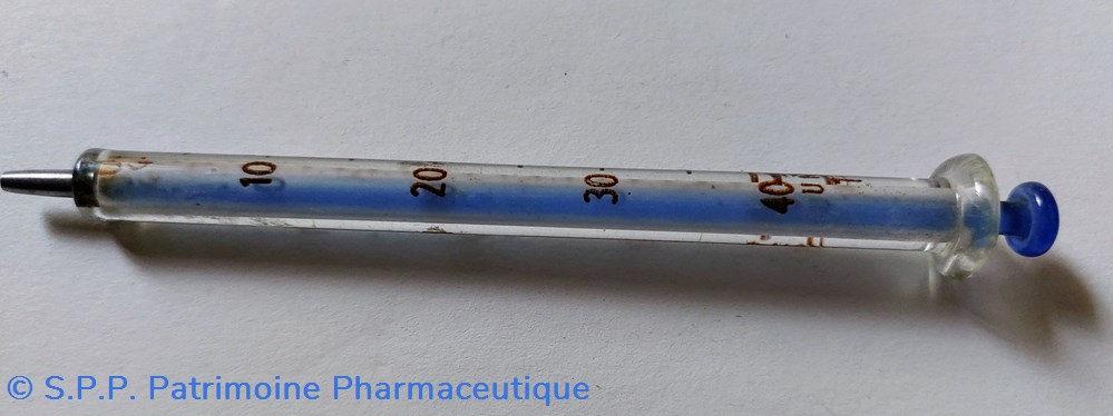 SERINGUE en verre forme stylo 3 science pharmacie seringue en verre forme stylo