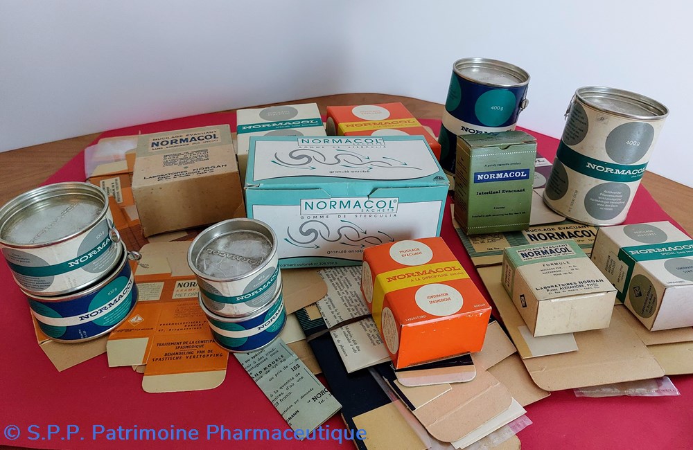 NORMACOL Norgine-Norgan Conditionnements 3 science pharmacie normacol norgine norgan conditionnements