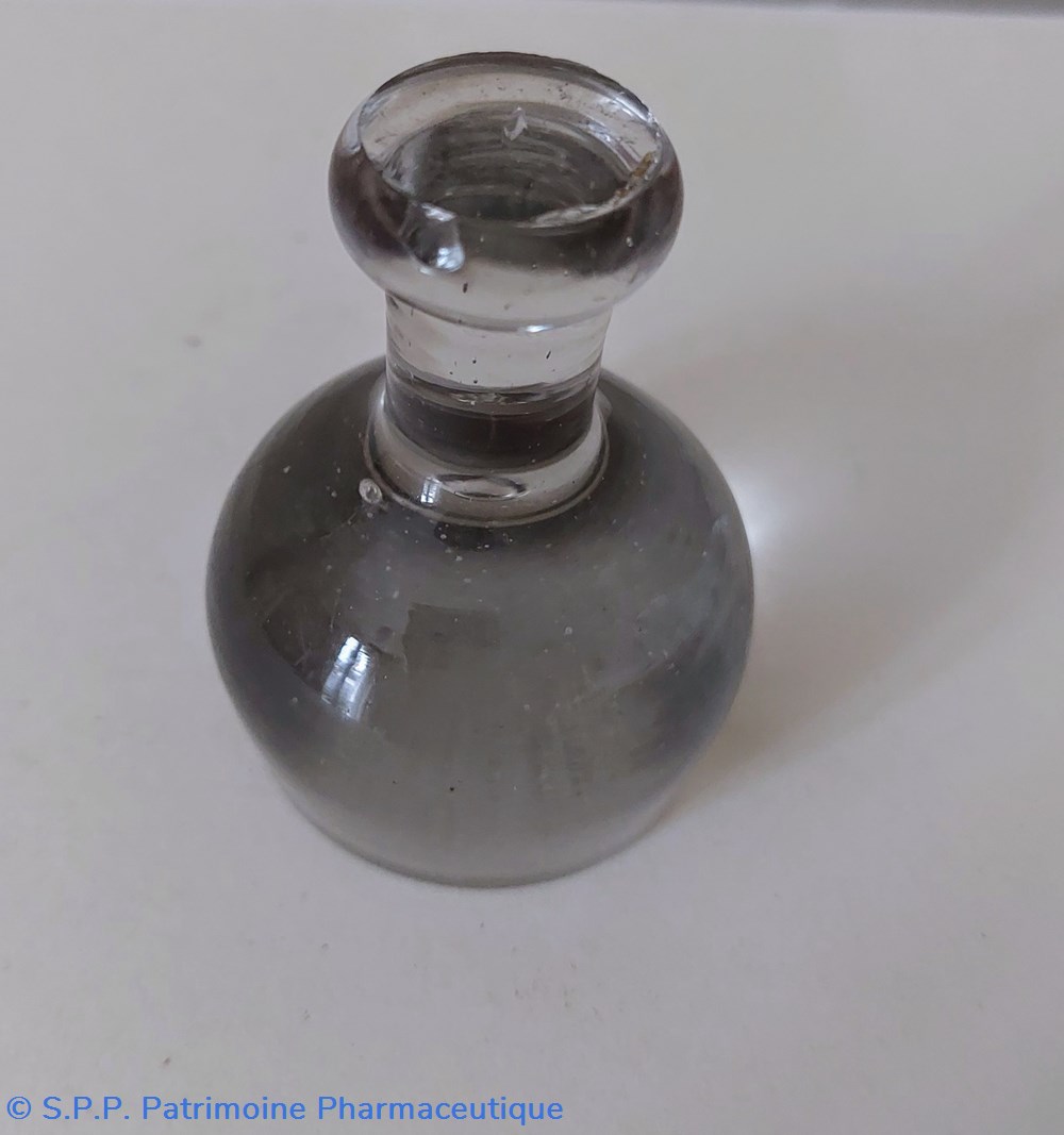 science pharmacie pilon en verre incolore hauteur 6 5 cm