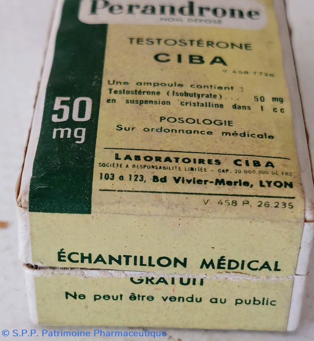 science pharmacie perandrone ampoule cristalline ciba