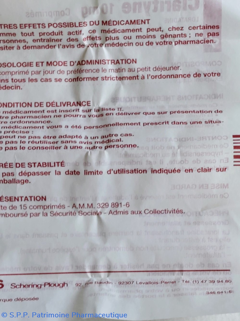science clarityne 15 comprimes 10 mg