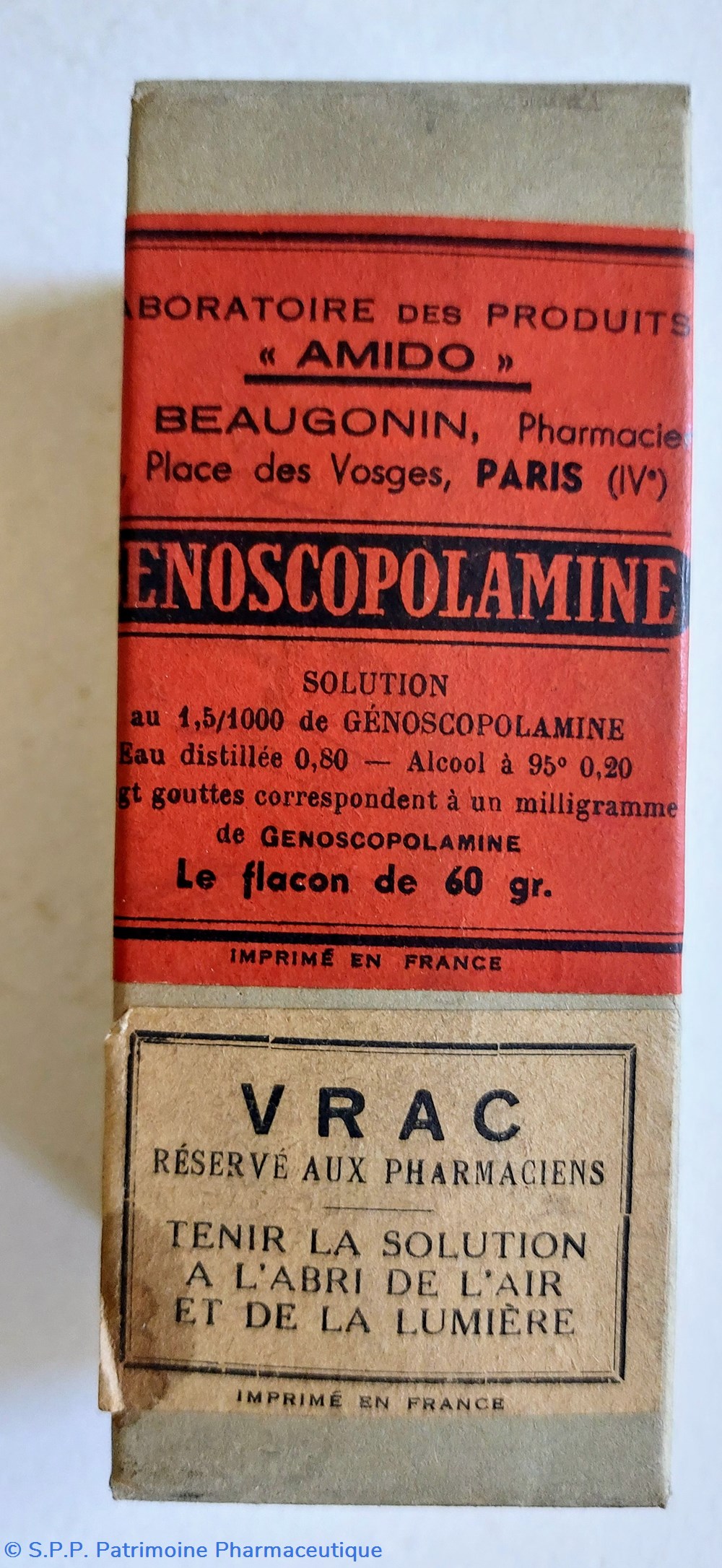 science pharmacie genoscopolamine flacon 60 grs
