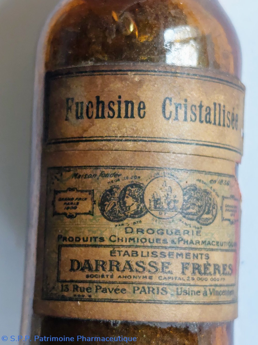 Fushsine Cristallisée / DARRASSE 5 science pharmacie fushsine cristallisee darrasse