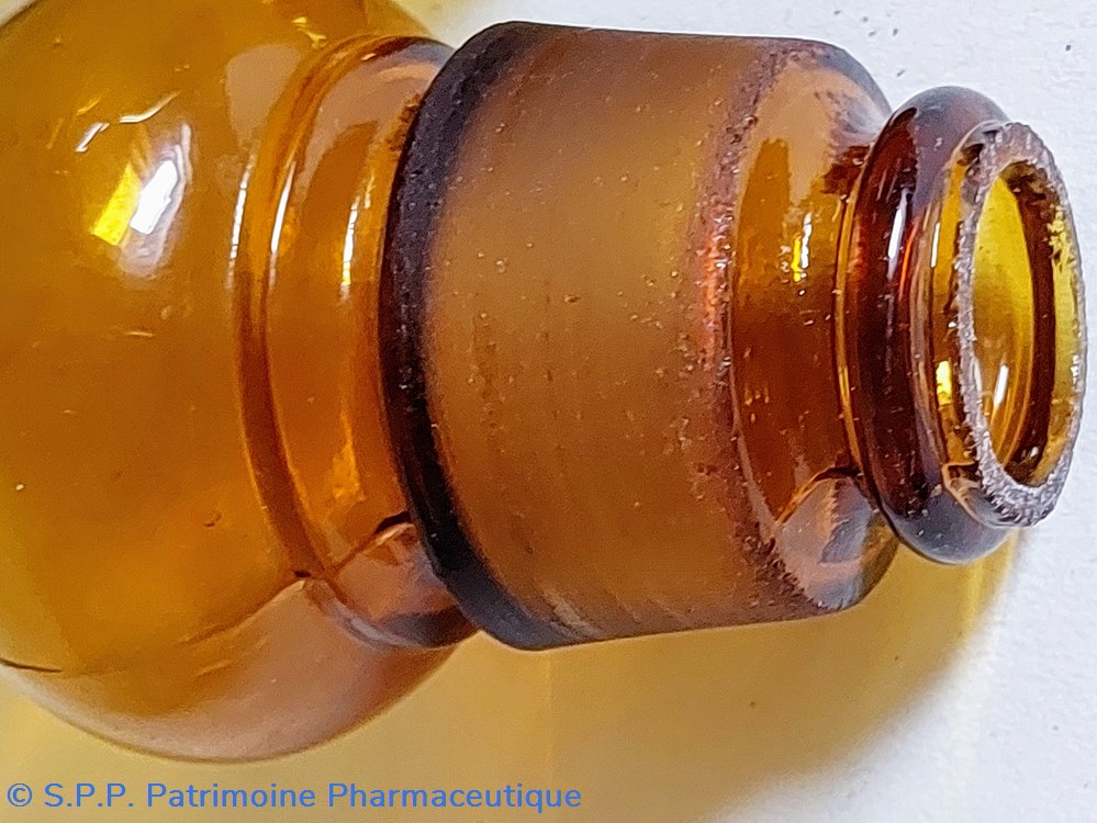 Flacon en verre ambré bouchon sphérique 7 science pharmacie flacon en verre ambre bouchon spherique