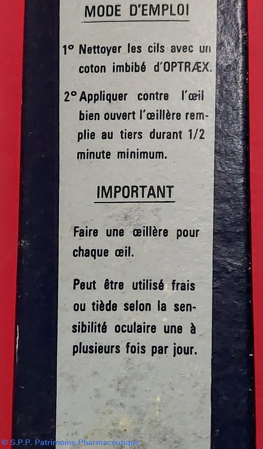 science pharmacie optraex bain oculaire etris sarl