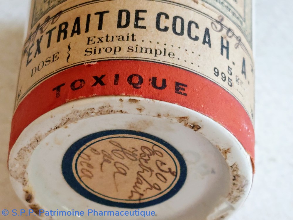 EXTRAIT DE COCA H. A. Pot de 30 GR. 7 science pharmacie extrait de coca h a pot de 30 gr
