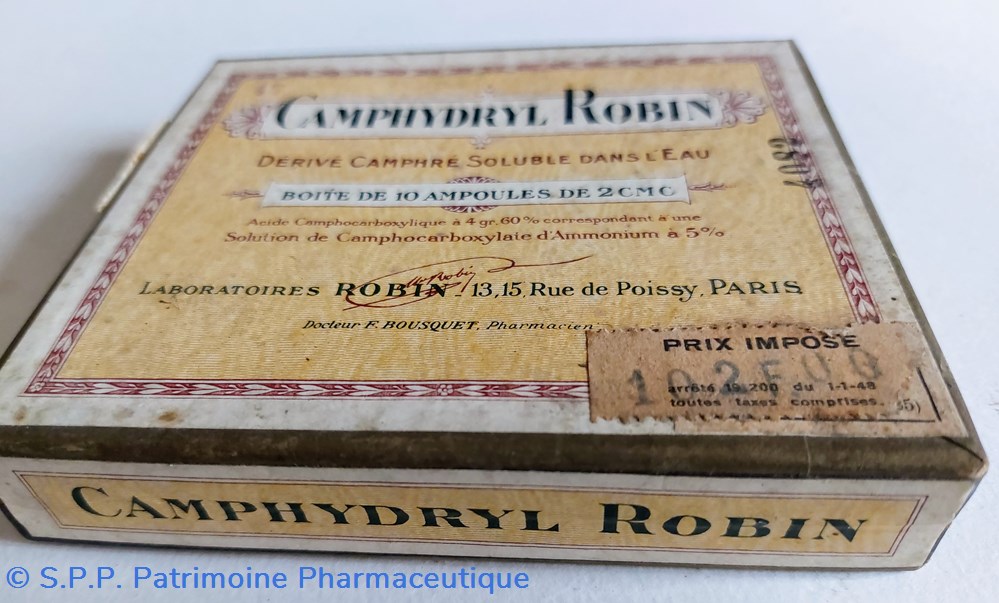 CAMPHYDRYL ROBIN ( ampoules) 2 science camphydryl robin ampoules