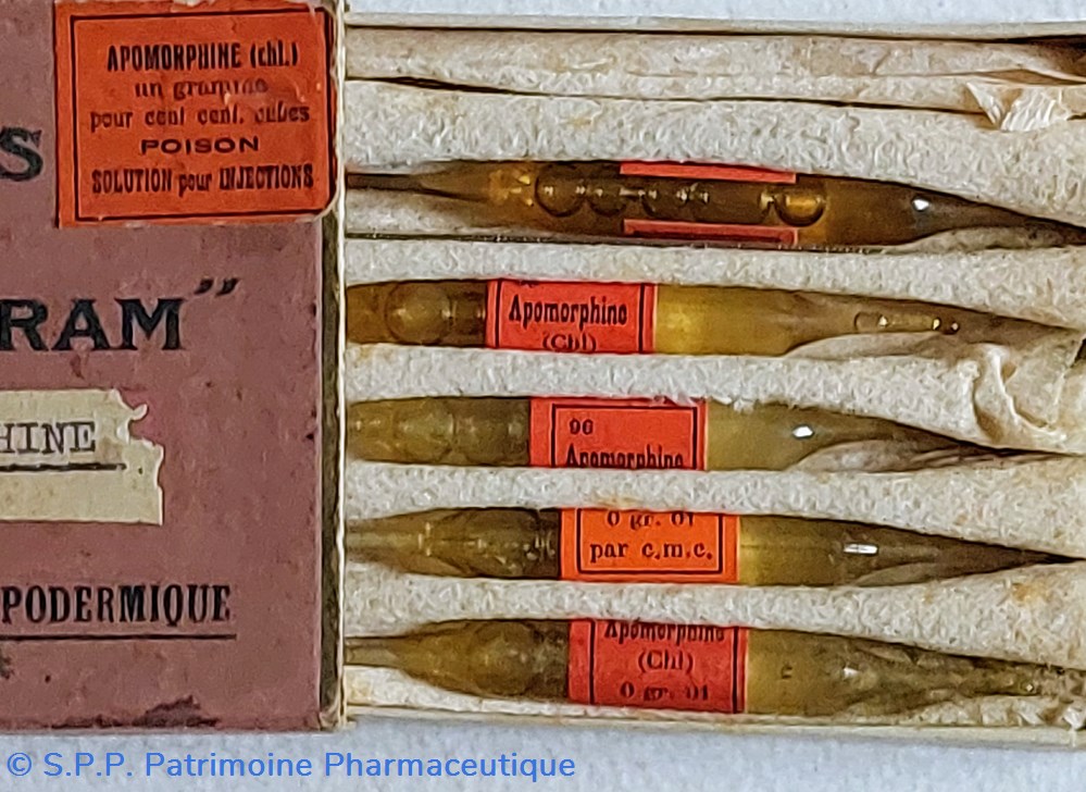 APOMORPHINE Ampoules MERAM 6 science pharmacie apomorphine ampoules meram