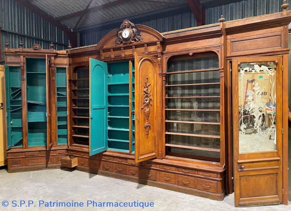 BOISERIE de PHARMACIE 4 science boiserie de pharmacie