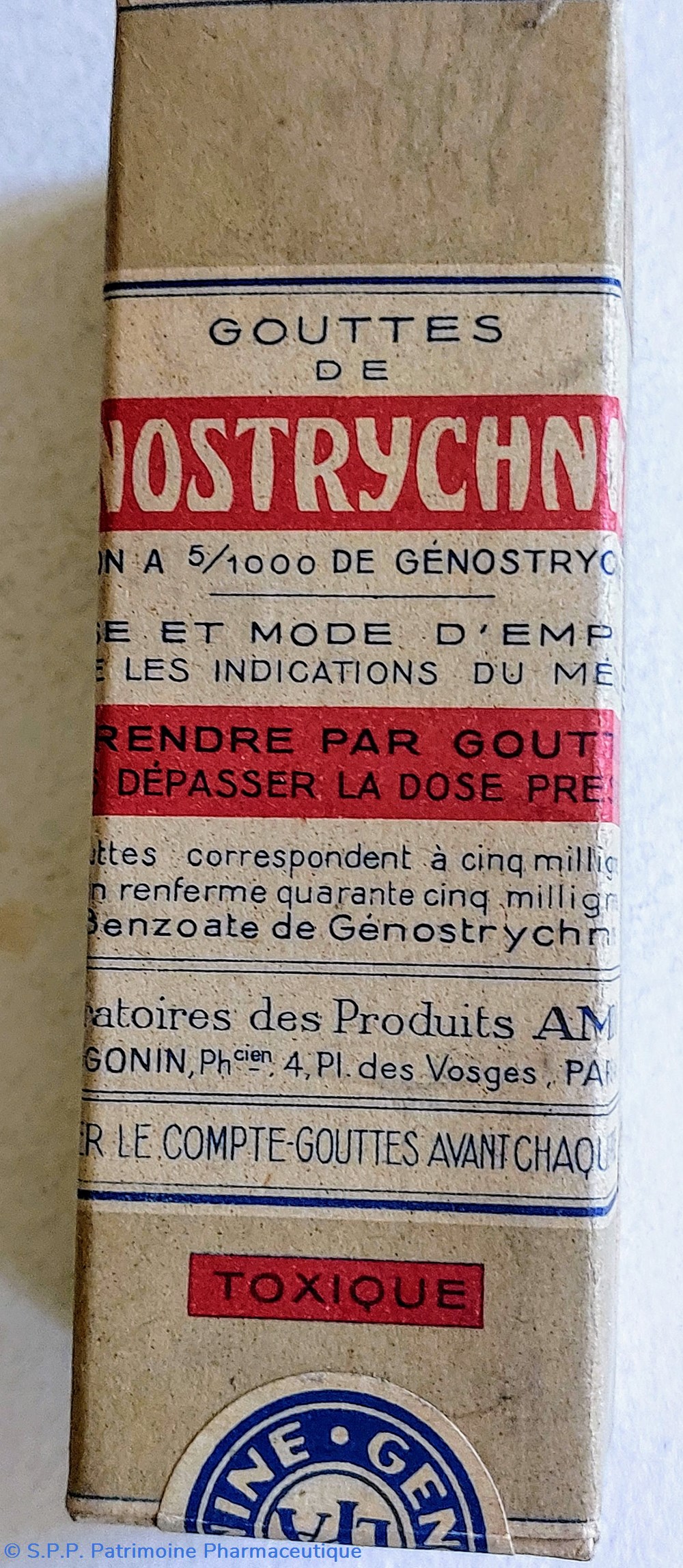 science pharmacie genostrychnine gouttes