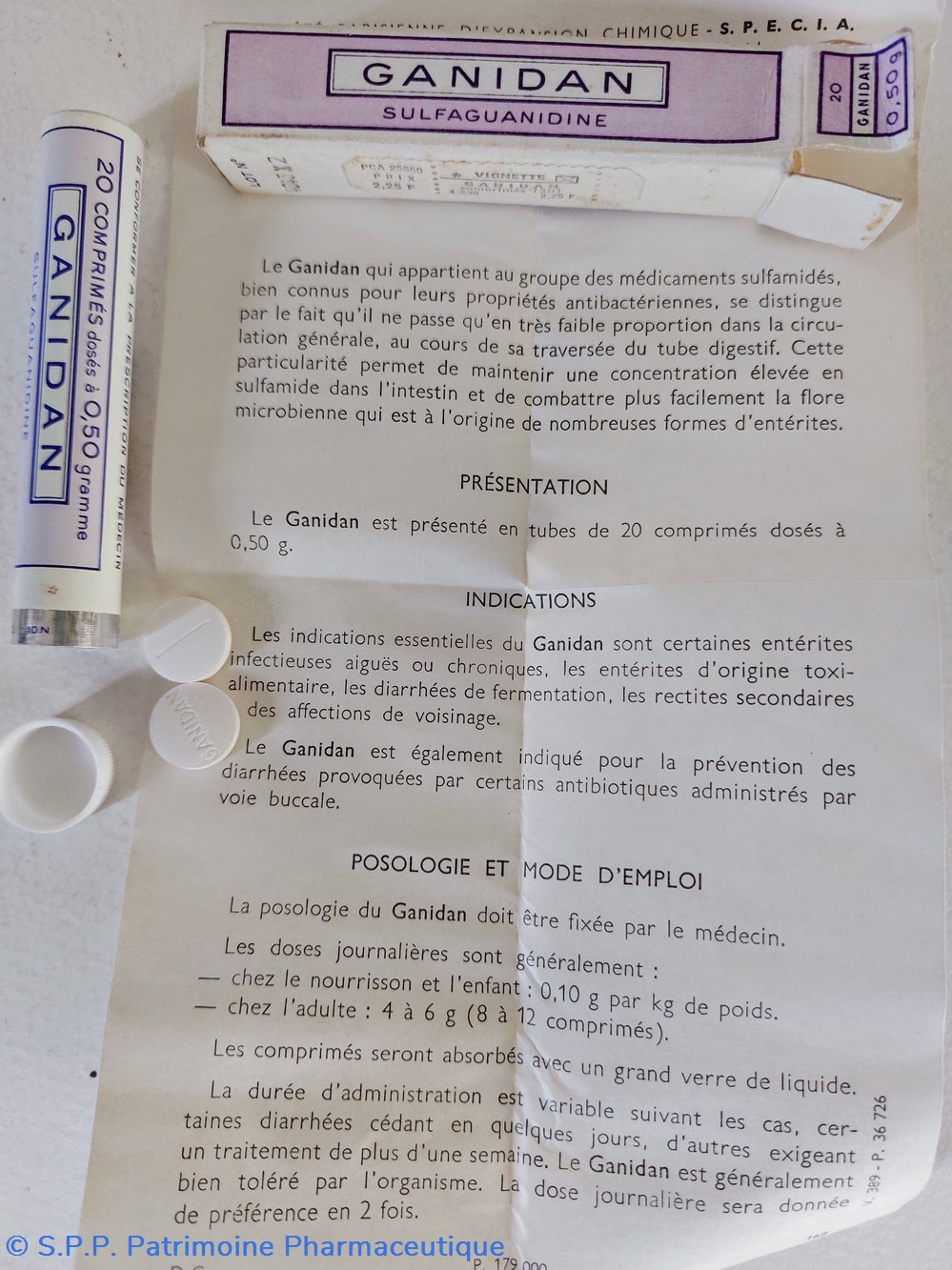 GANIDAN 20 Comprimés à 0.50 SPECIA 5 science pharmacie ganidan 20 comprimes a 0 50 specia