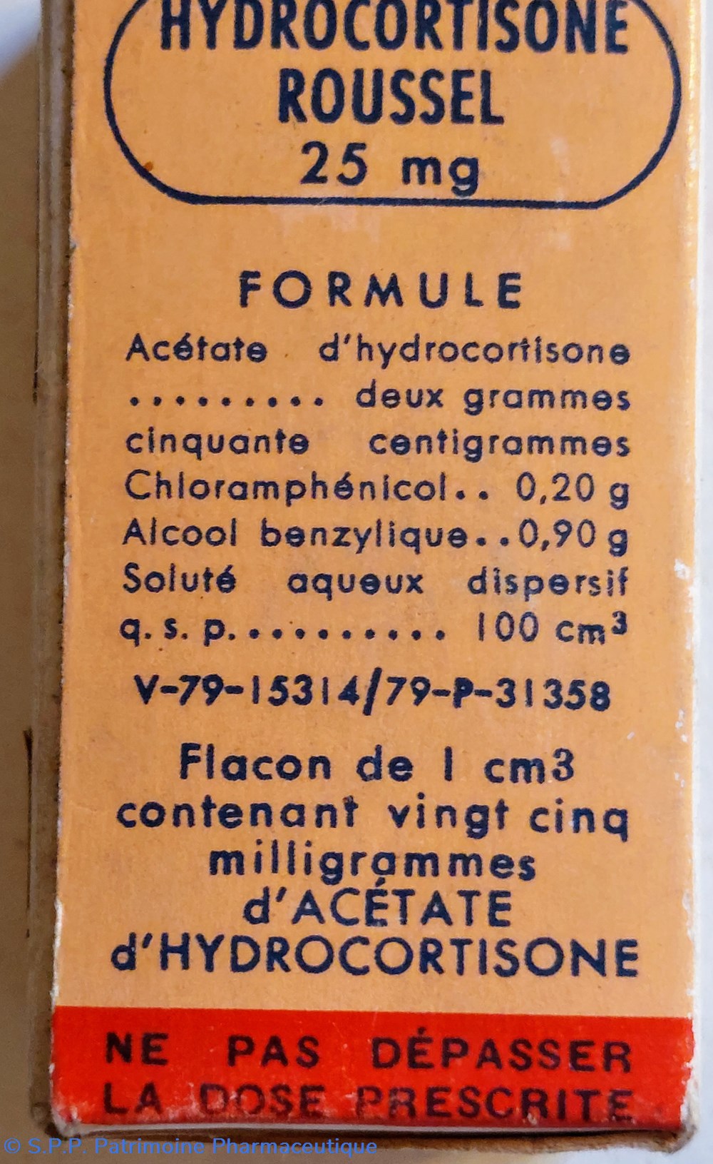 science pharmacie hydrocortisone roussel 25 mg