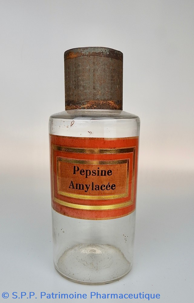 Flacon en verre petit modèle Pharmacie RAVASSE science flacon en verre petit modele pharmacie ravasse