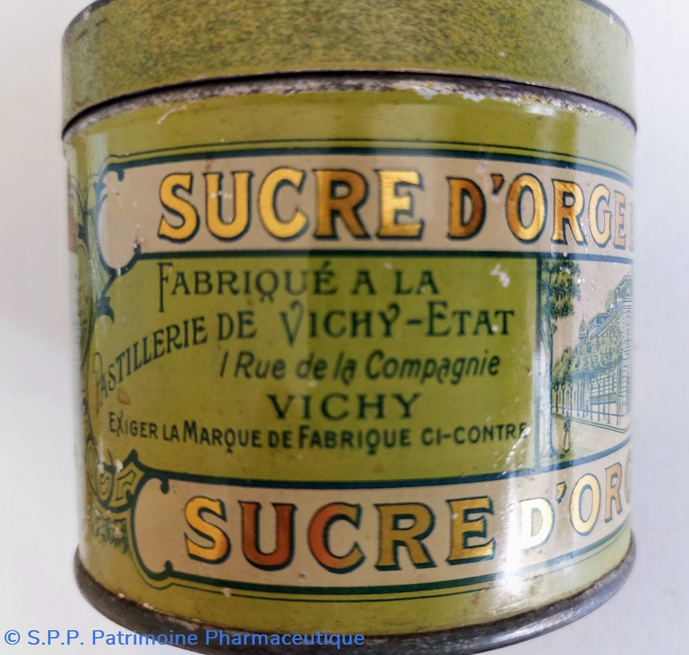 SUCRE D'ORGE VICHY. ETAT 4 science sucre orge vichy etat