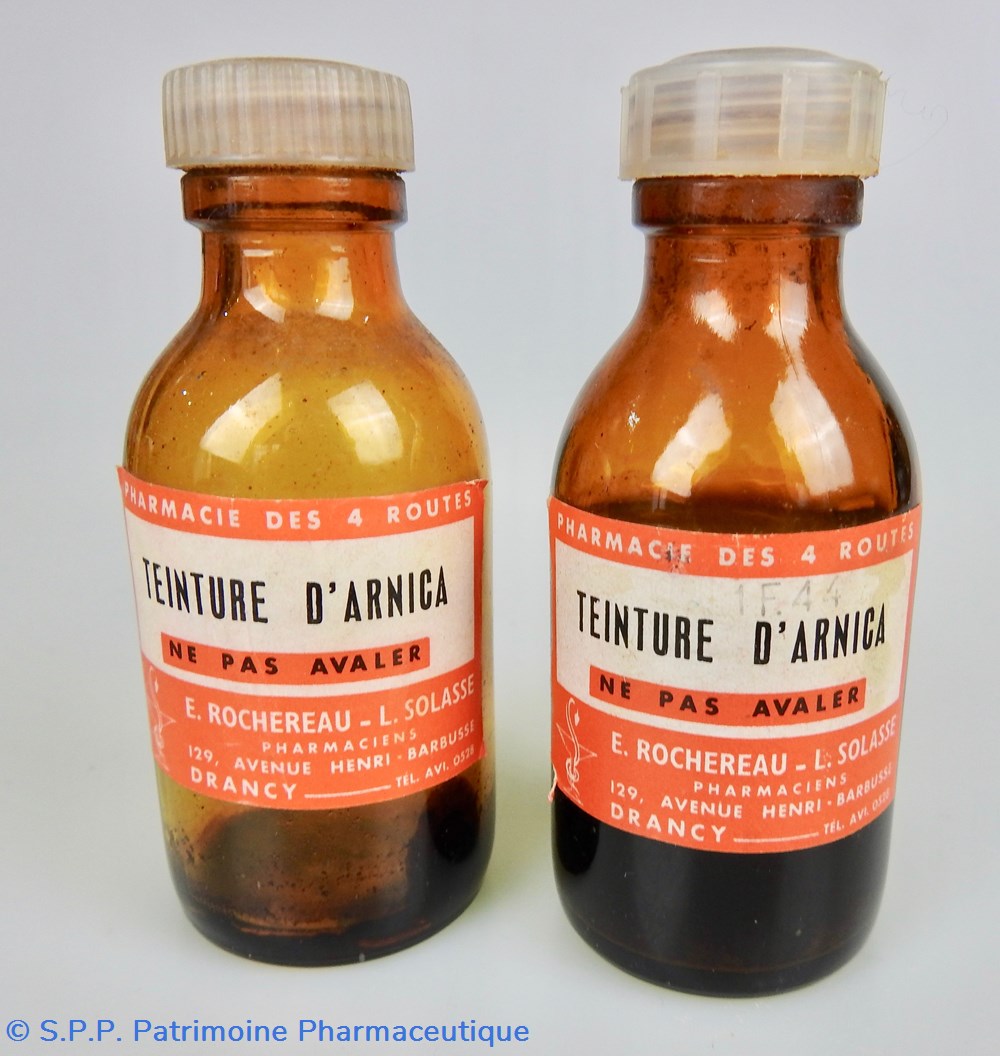 TEINTURE D'ARNICA (Deux flacons) science pharmacie teinture arnica deux flacons