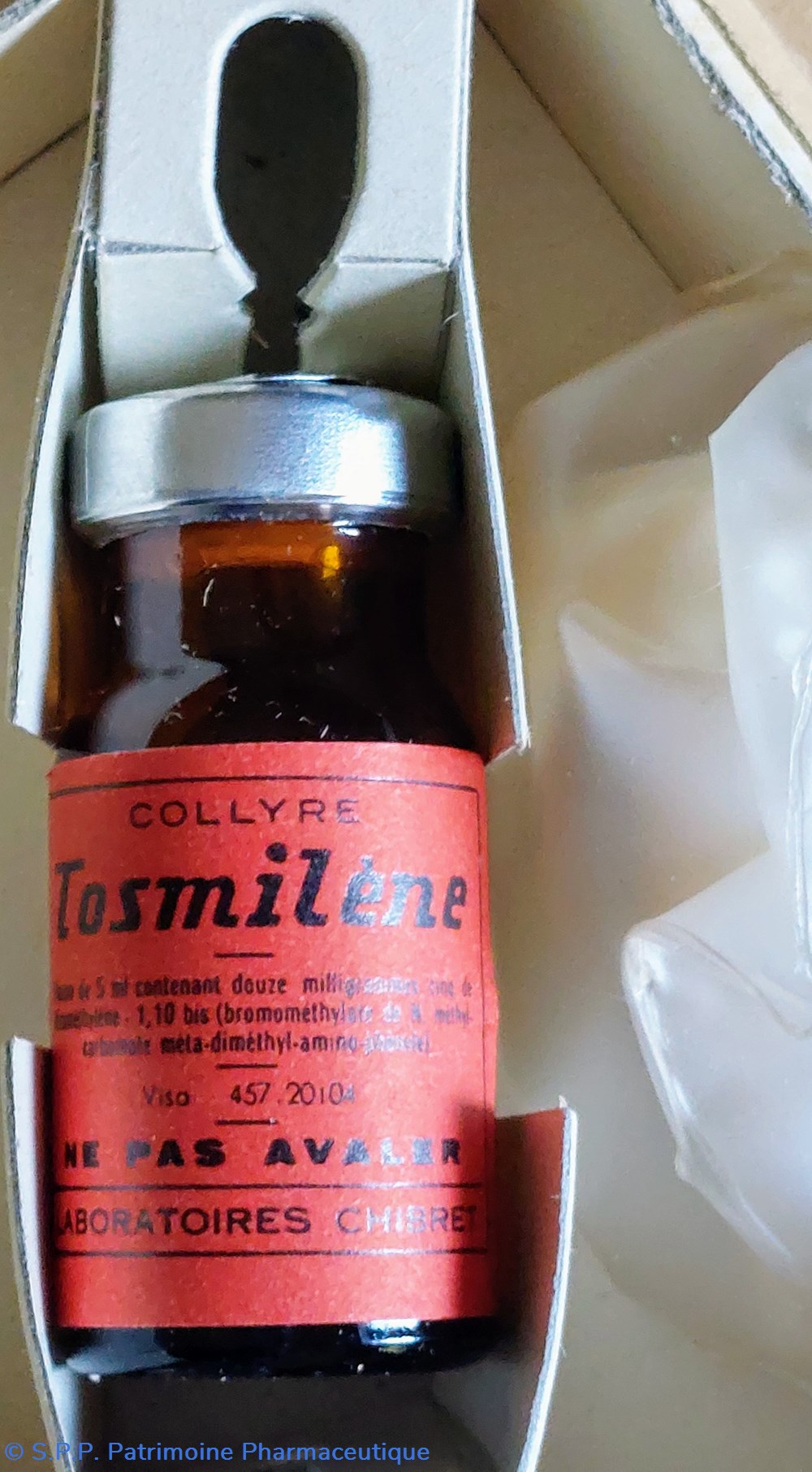 COLLYRE TOSMILÉNE CHIBRET 5 science pharmacie collyre tosmilene chibret