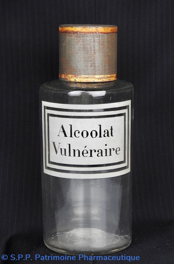science flacon en verre grand modele etiquette blanche pharmacie ravasse