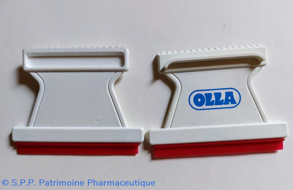 OLLA / Raclette Gratte givre auto 2 objets publicitaires olla raclette gratte givre auto