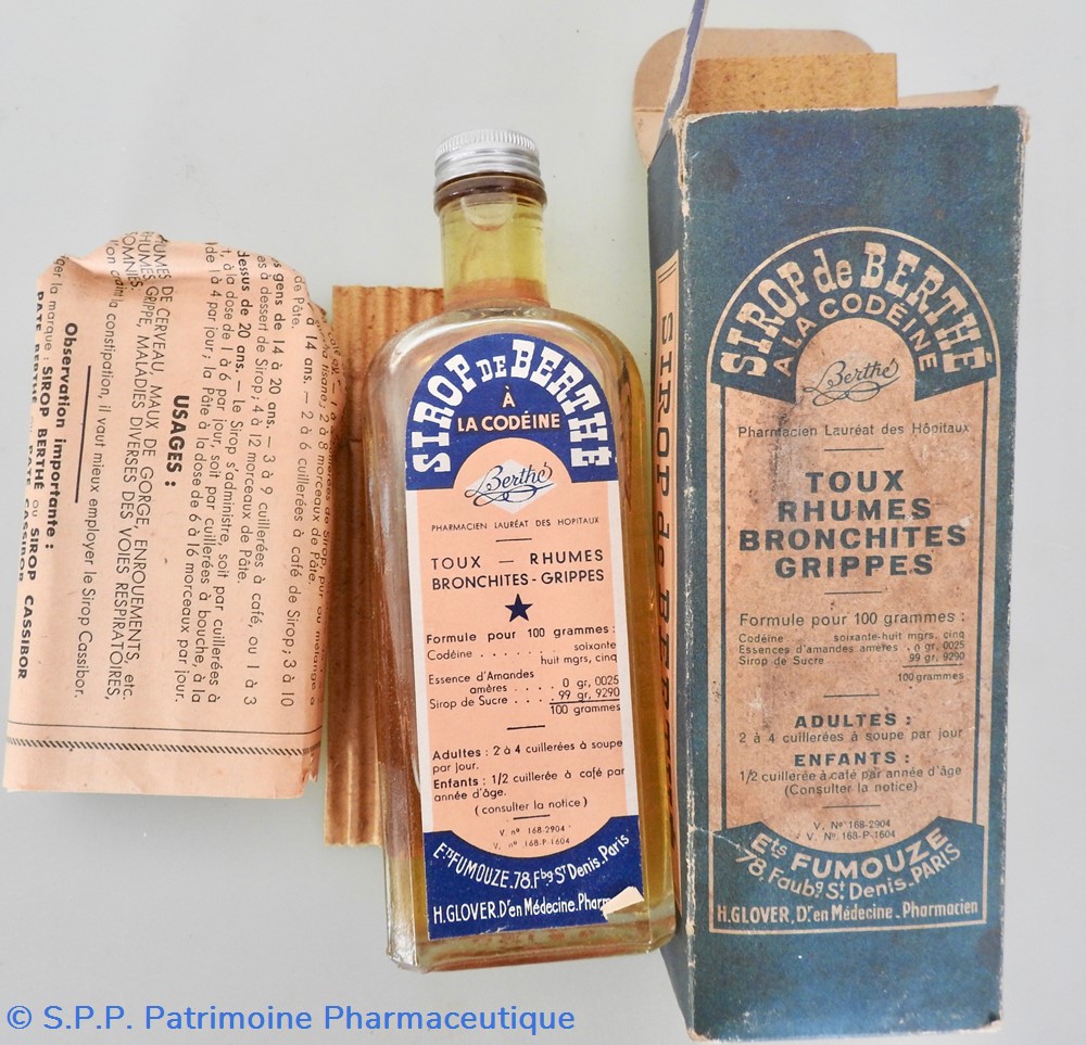 Sirop de BERTHÉ à la codéïne 4 science pharmacie sirop de berthe a la codeine