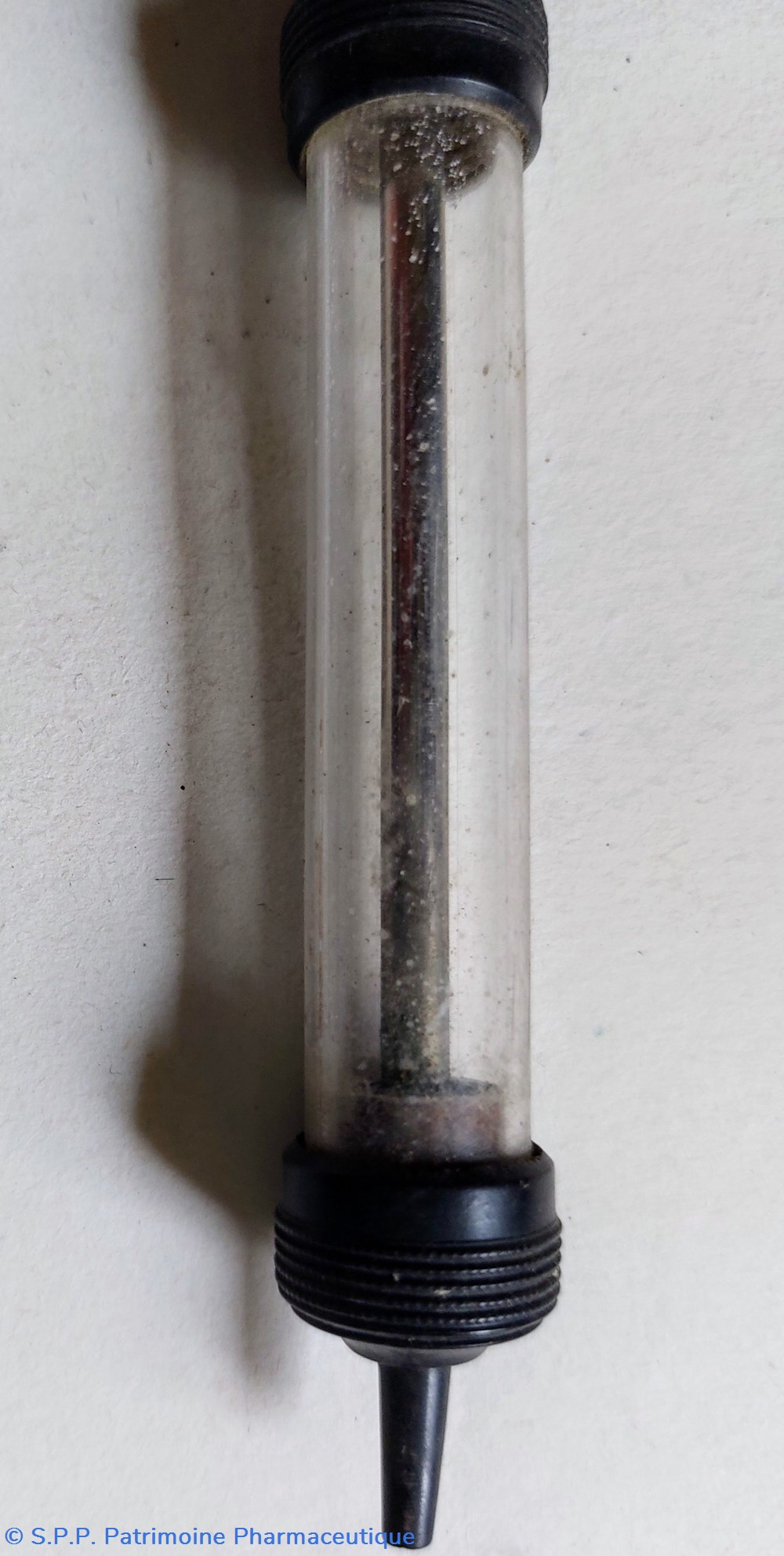 science pharmacie seringue tube en verre piston gradue 1 a 5