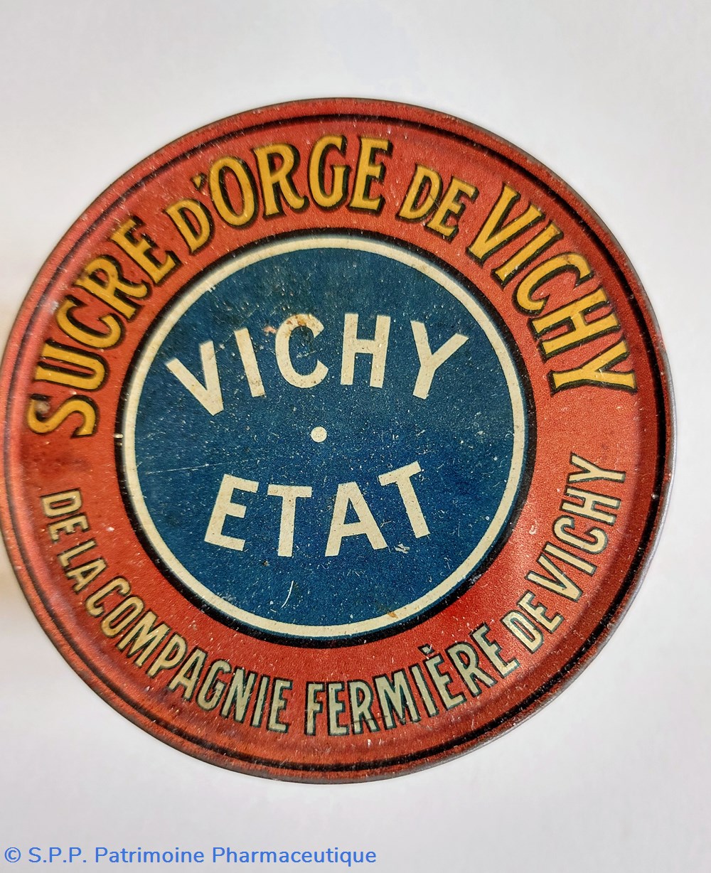 SUCRE D'ORGE VICHY. ETAT science sucre orge vichy etat