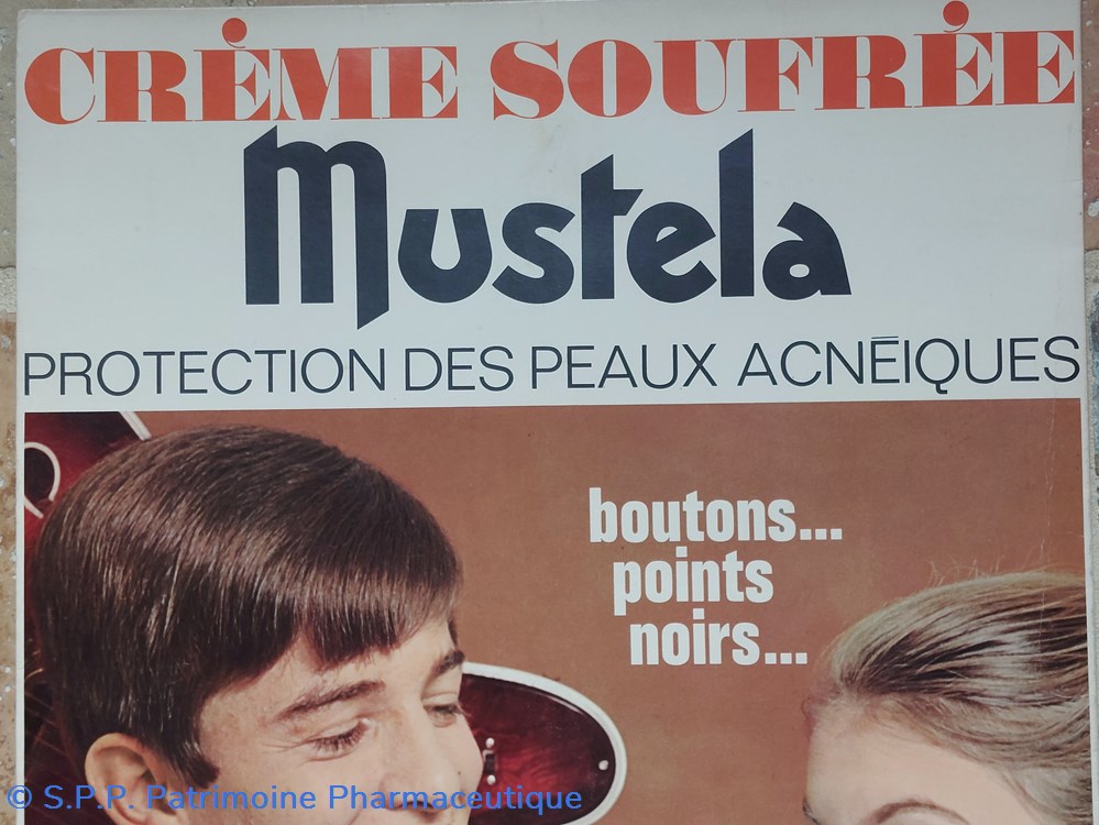 MUSTELA Affiche de vitrine / Crème Soufrée 3 objets publicitaires mustela affiche de vitrine creme soufree