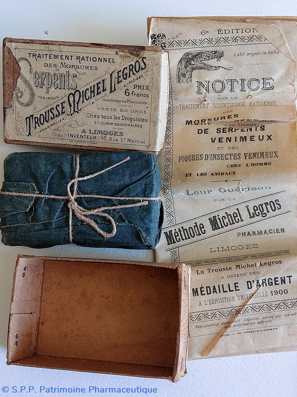 science trousse morsures de serpents m legros