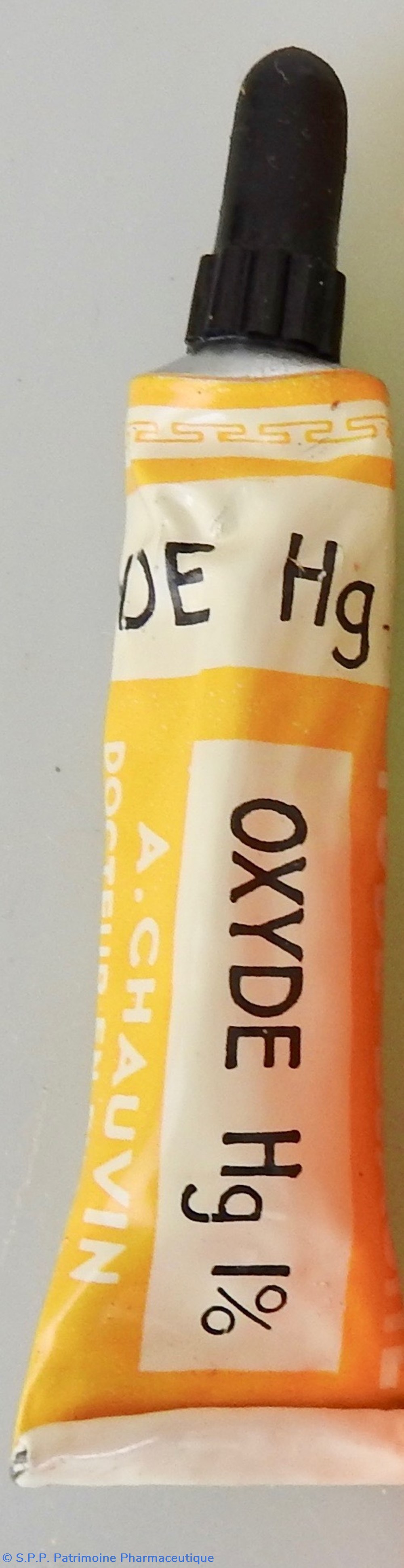 science pharmacie tube blache oxyde de hg 1