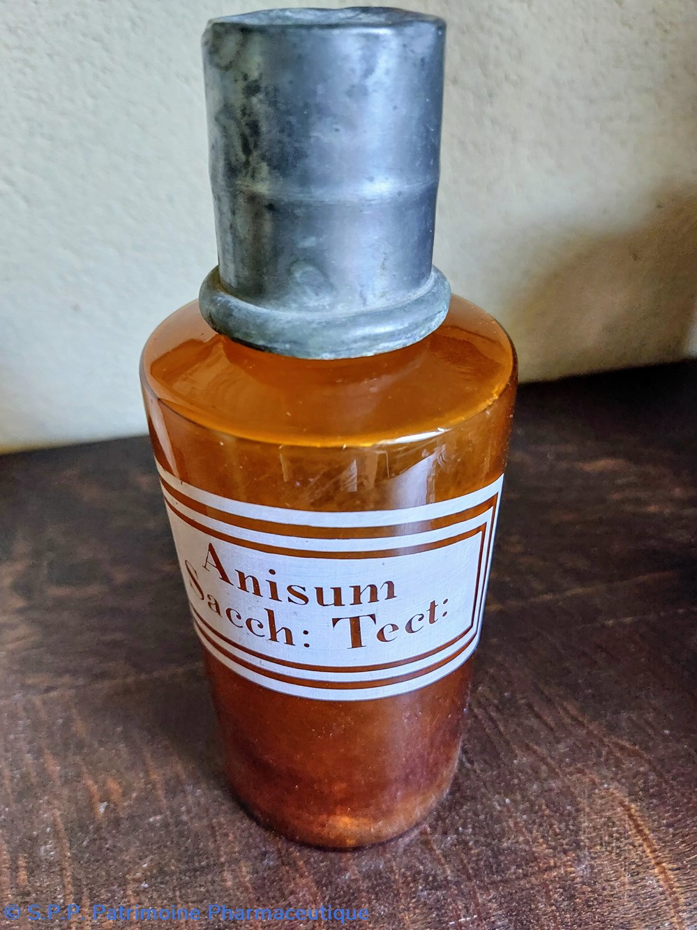 SN - Anisum Sacch : Tect: bouteille verre ambré 7 science pharmacie sn anisum sacch tect bouteille verre ambre