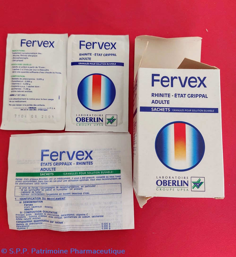 science pharmacie fervex laboratoires oberlin upsa