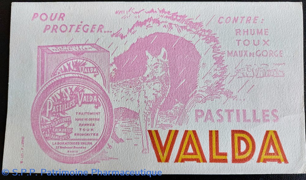 science pharmacie pastilles valda buvard