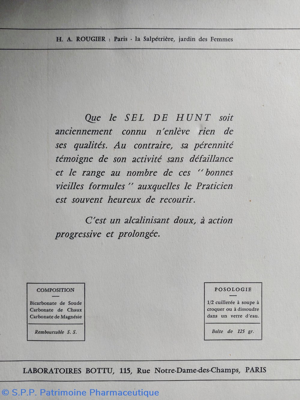 documents anciens vieux hopitaux de france laboratoires bottu