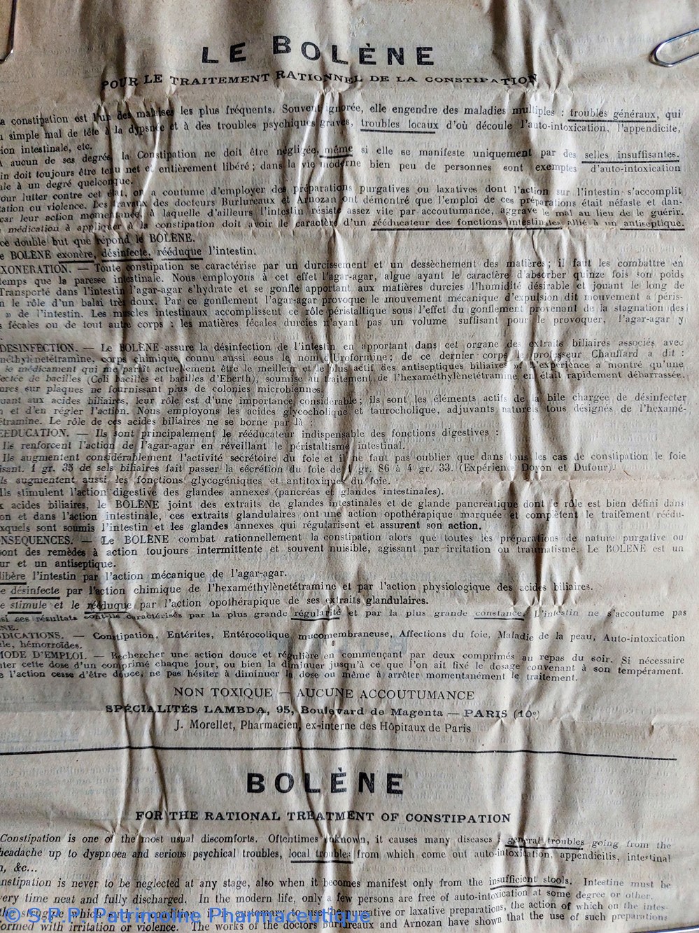 science pharmacie bolene constipation specialites lambda