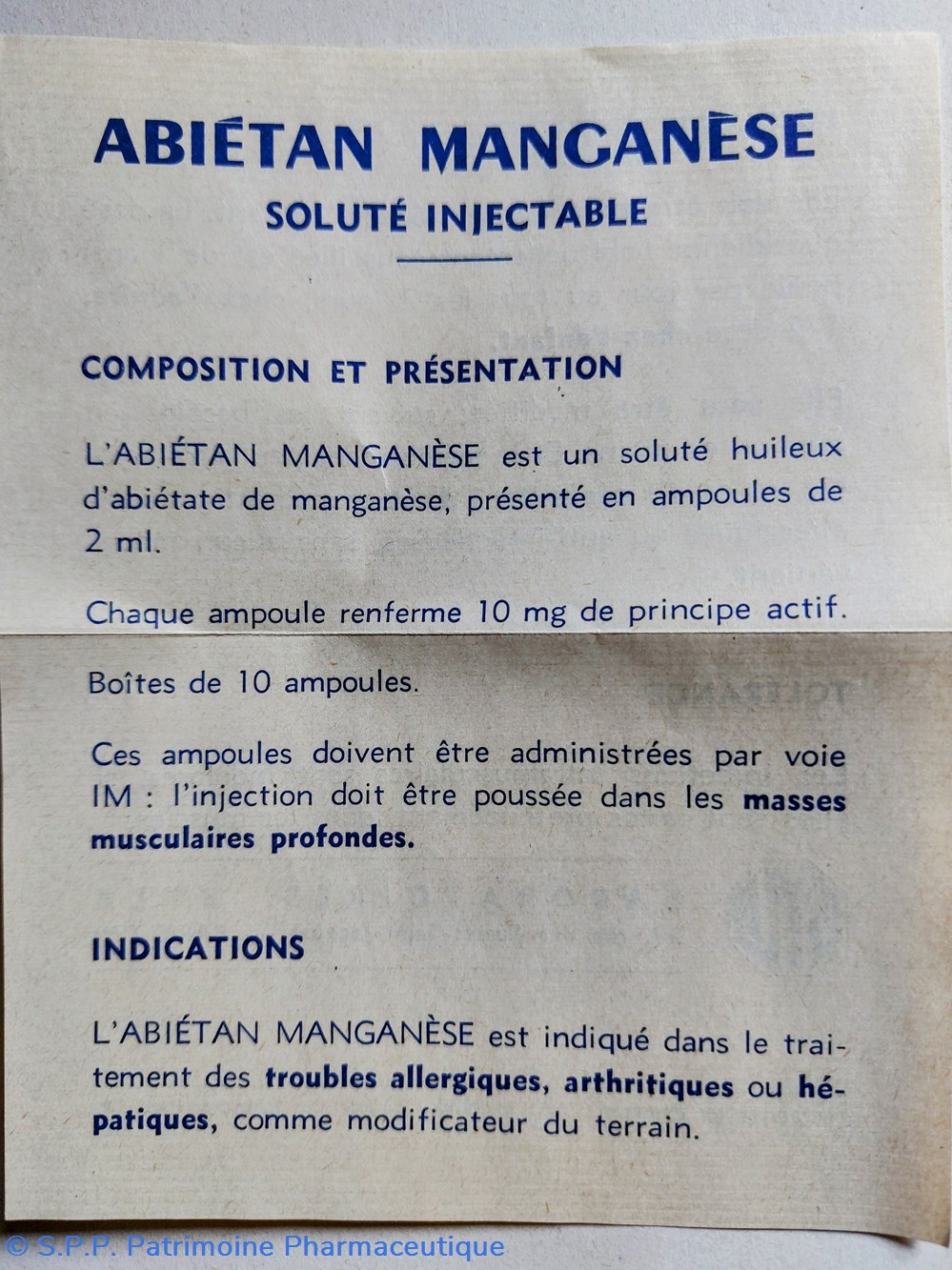 science pharmacie abietan manganese 10 ampoules byla