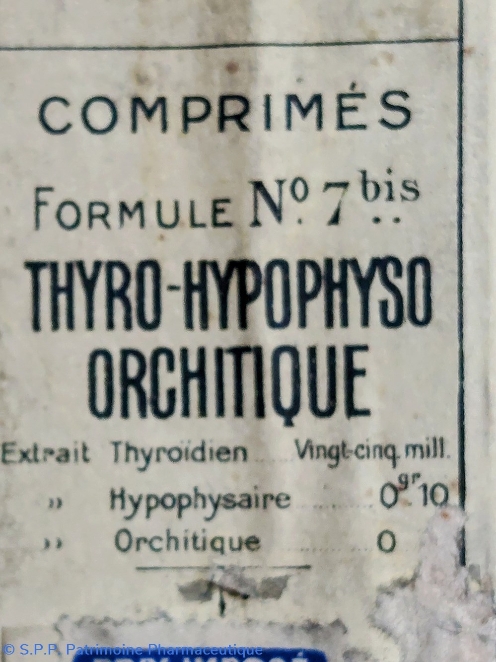 science pharmacie thyro hypophyso orchitique choay