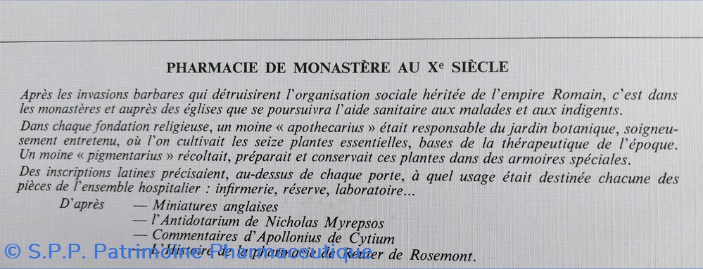 Pharmacie de Monastère X Siècle Lab ROUSSEL n10 2 science pharmacie de monastere x siecle lab roussel n10