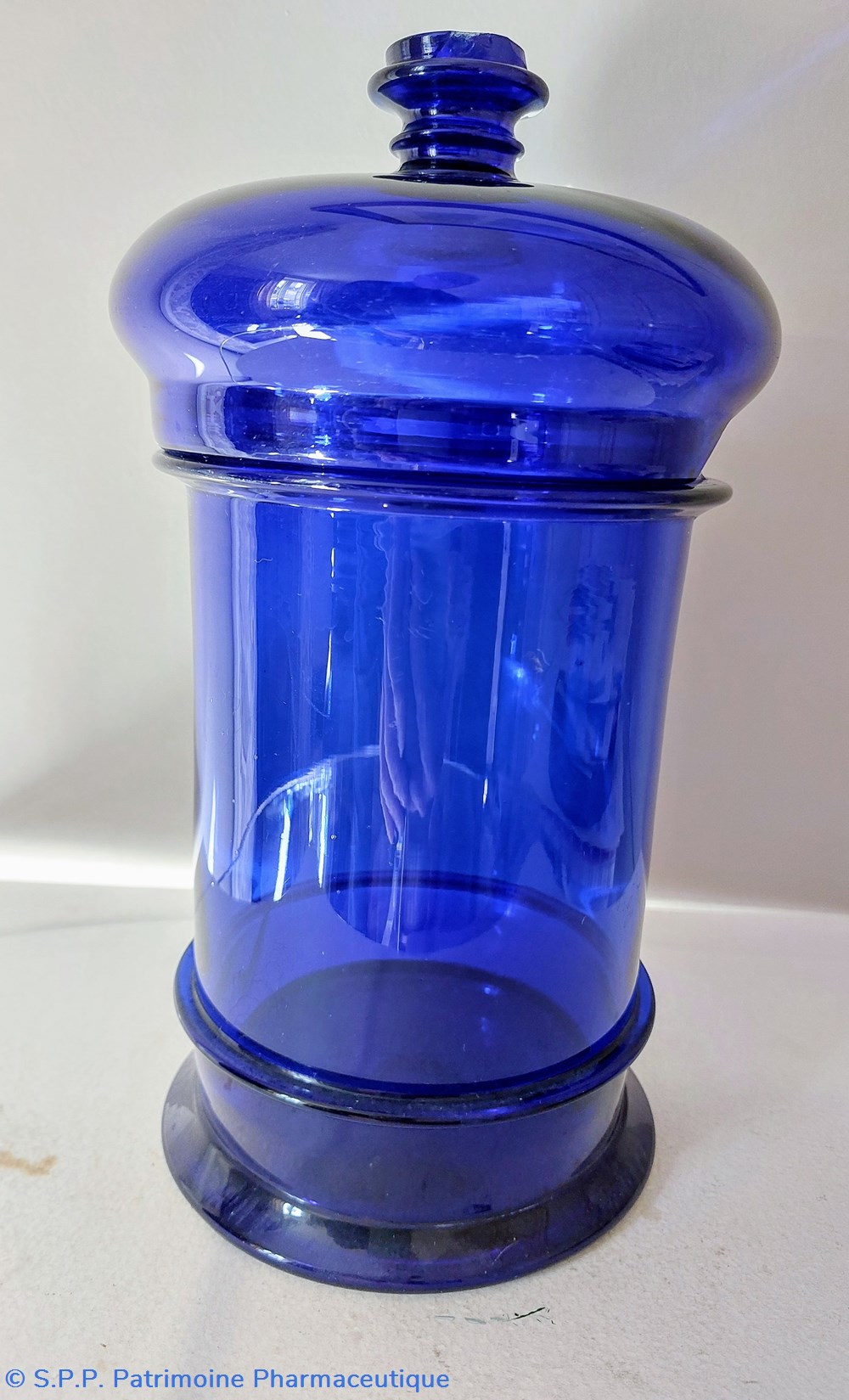 Bleu / Pot de Pharmacie en verre bleu cobalt 25 cm science bleu pot de pharmacie en verre bleu cobalt 25 cm