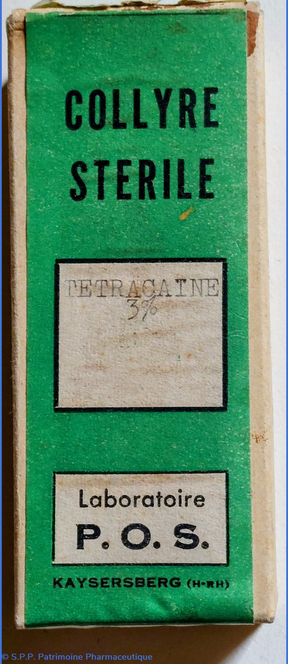 science pharmacie tetracaine 3 collyre laboratoires pos