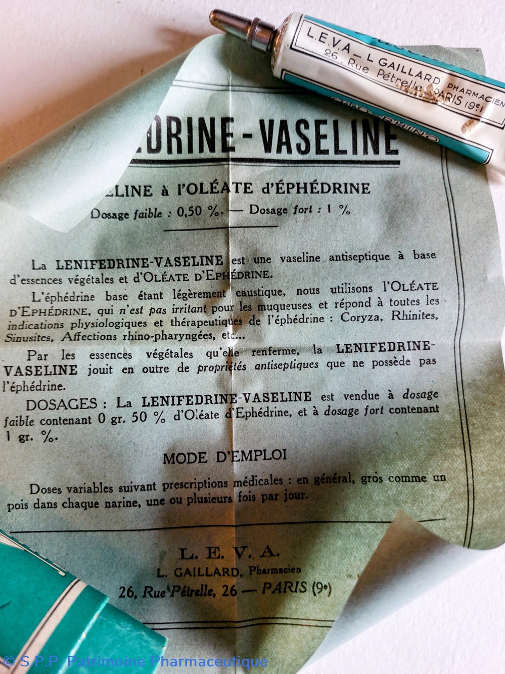 VASELINE LENIFEDRINE 5 science vaseline lenifedrine
