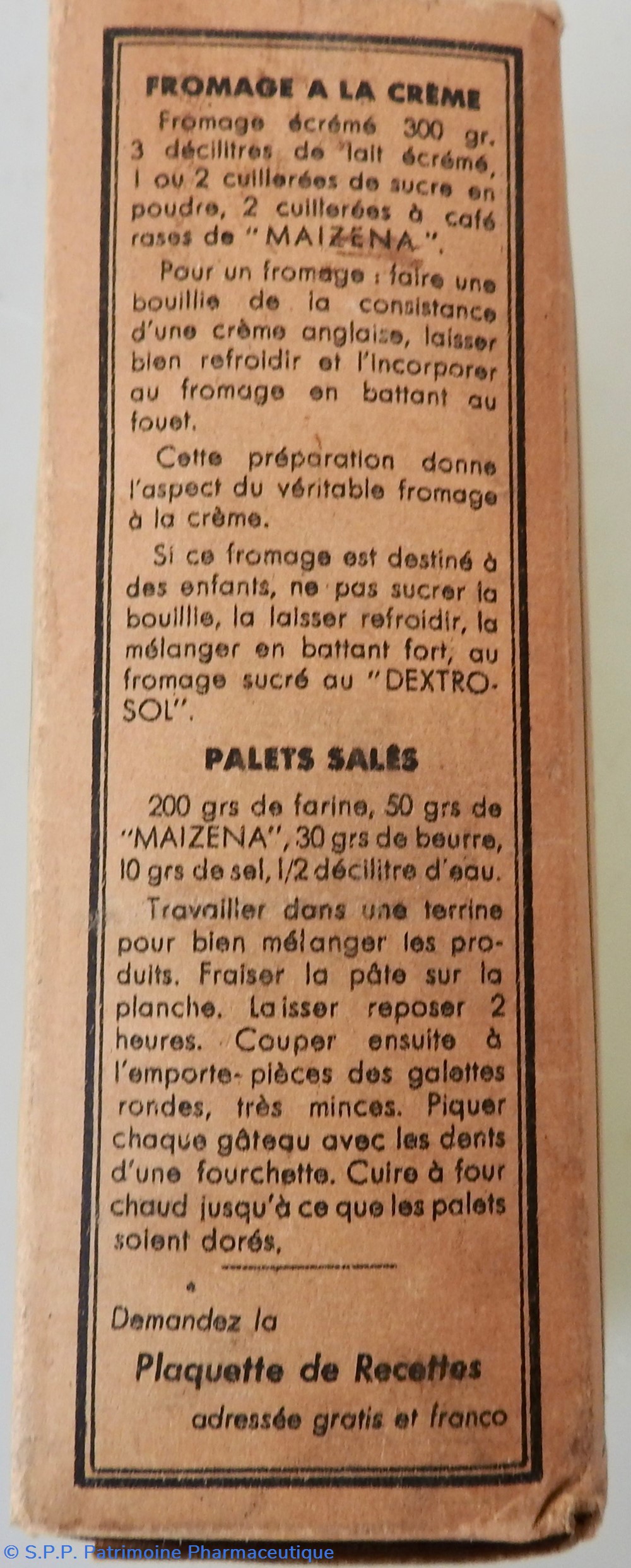 MAÏZENA 3 science pharmacie maizena