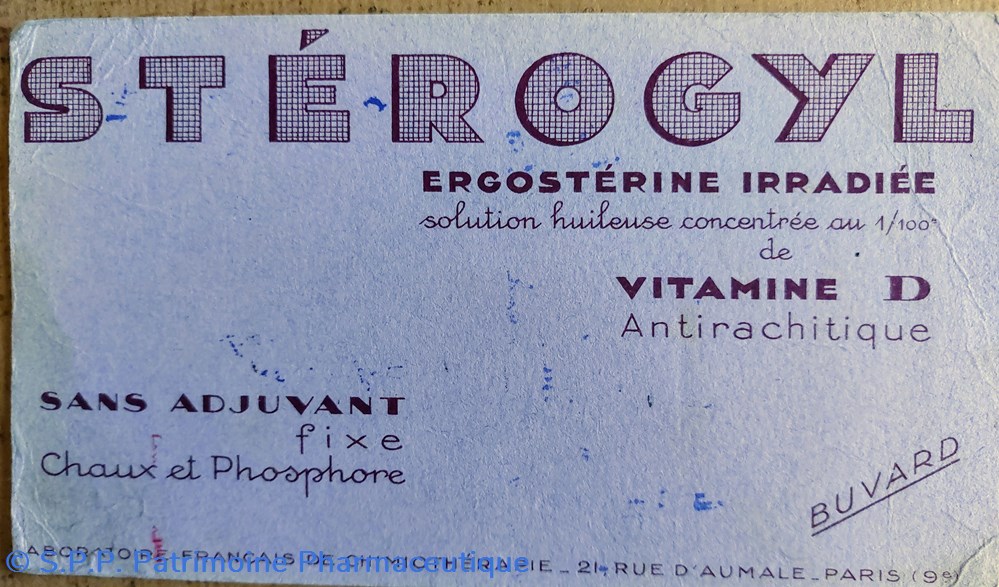 STEROGYL - Ergostérine irradiée - Solution Huileuse science pharmacie sterogyl ergosterine irradiee solution huileuse
