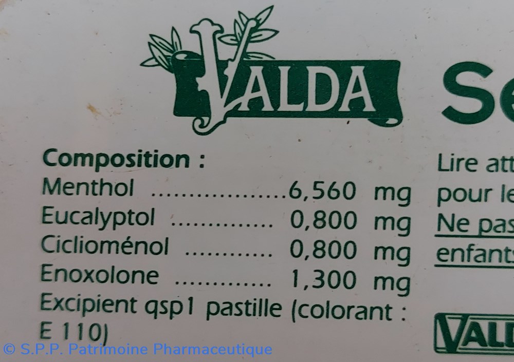 science pharmacie septol 40 pastilles valda