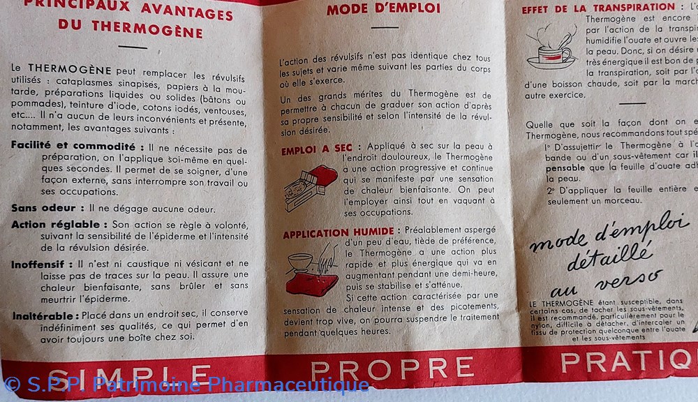 Le THERMOGÈNE Ouate 7 science le thermogene ouate