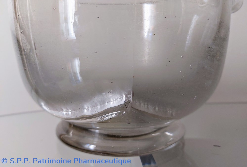 Mortier en verre épais diamètre 17 cm 4 science pharmacie mortier en verre epais diametre 17 cm